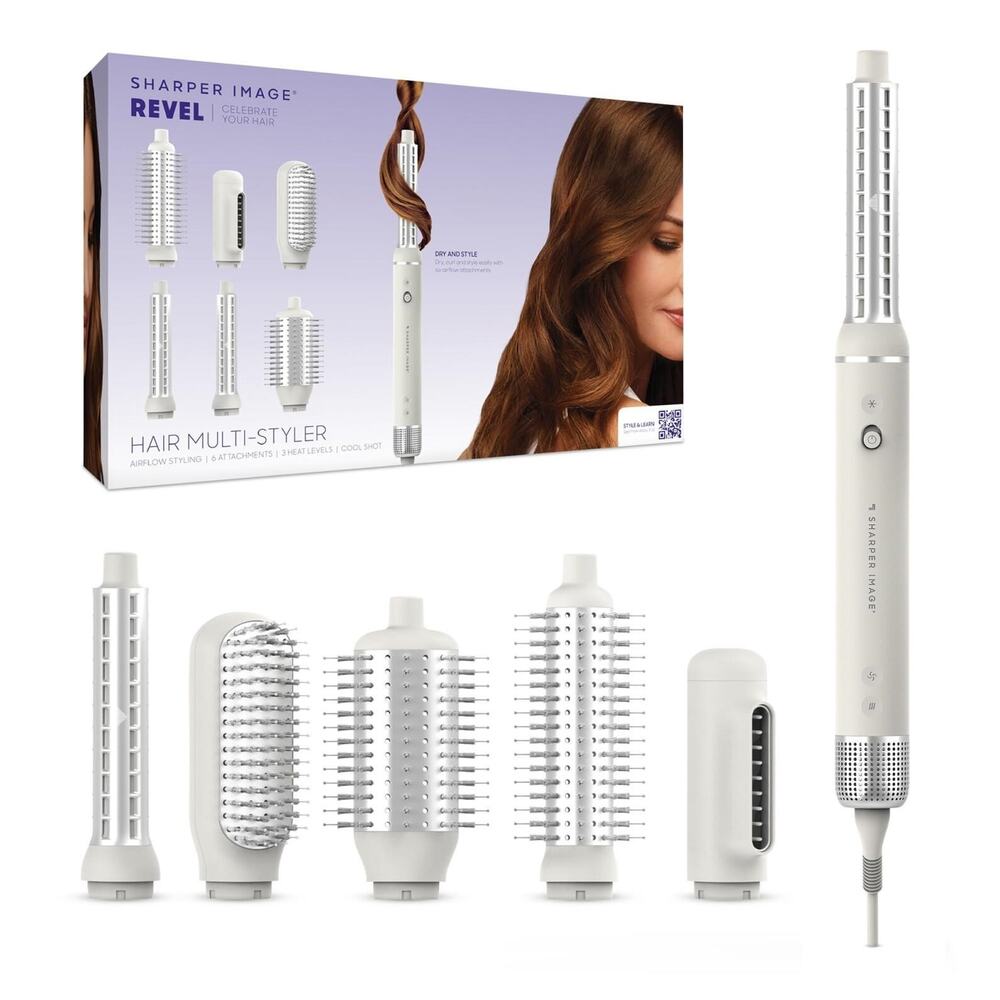 Sharper Image Revel Airflow Styler, 6-in-1 Hair Wrap